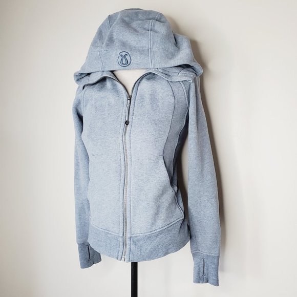 Lululemon Hoodie Scuba Athletic Lounge Yoga Blue 4 - Picture 2 of 9